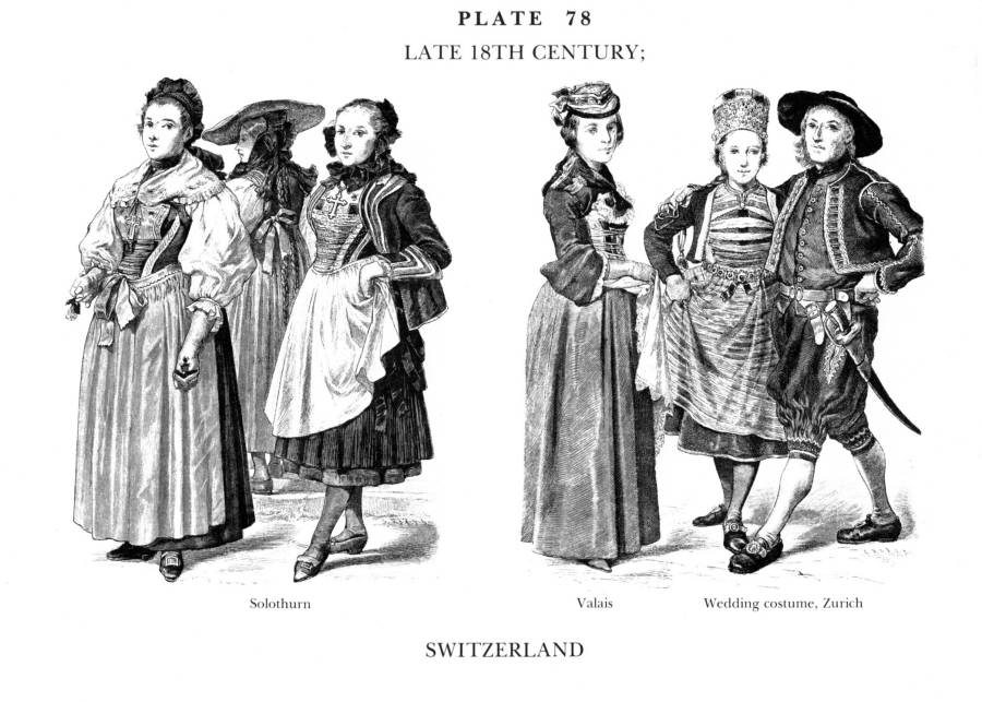 Planche 78b Fin XVIIIe Siecle - Suisse - Late 18Th Century - Switzerland.jpg